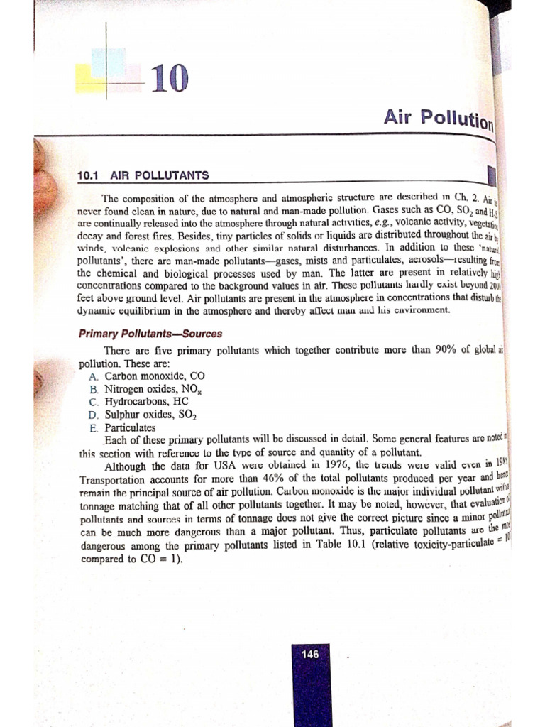 Unit 2 Air Pollution | PDF