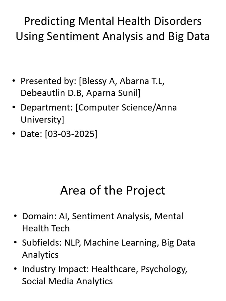 AI-Powered Mental Health Prediction | PDF | Artificial Intelligence ...