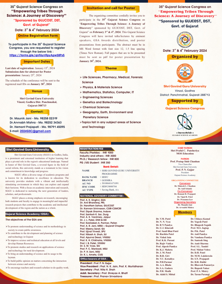 35th Gujarat Science Congress 2024 | PDF | Science | Inquiry