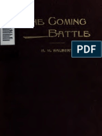 The Coming Battle A Complete History of The National Banking in The United W Walbert-1899