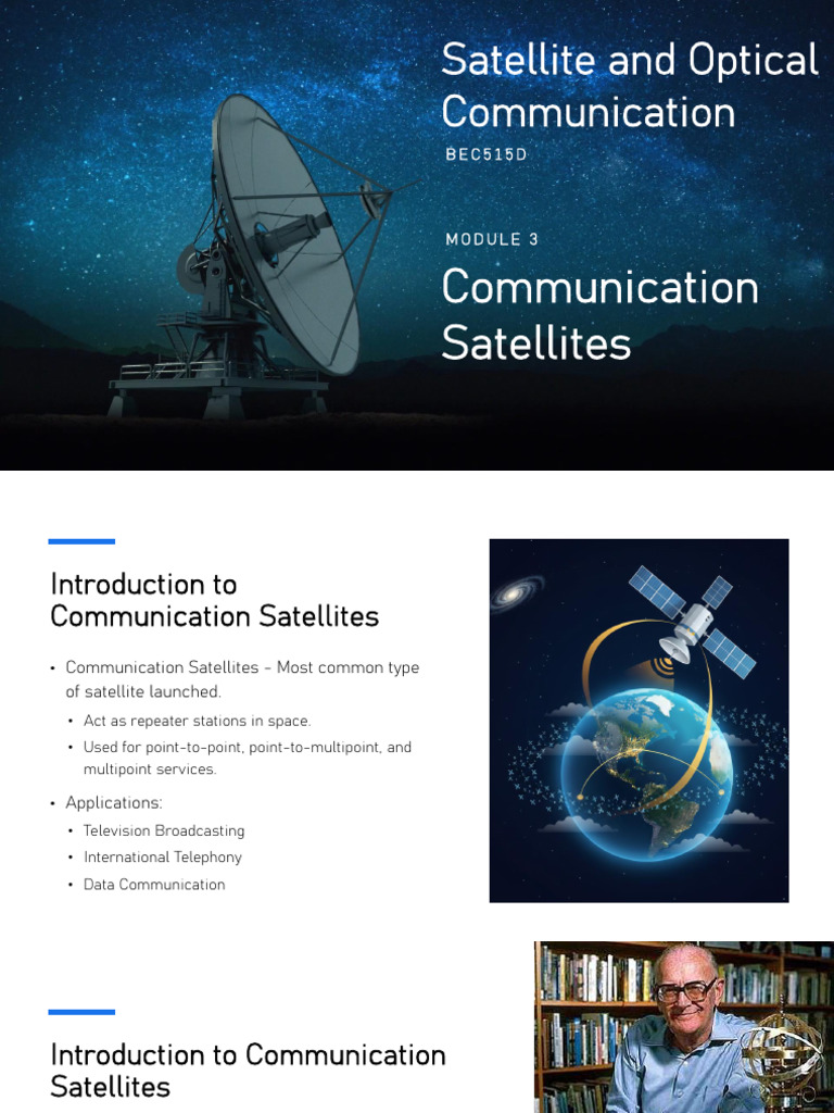 Satellite Communication Overview | PDF | Satellite Television | Cable ...