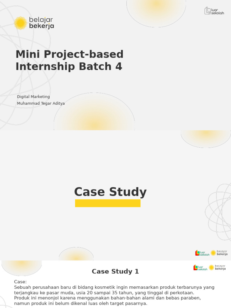 Study Case (Mini PBI) Digital Marketing | PDF