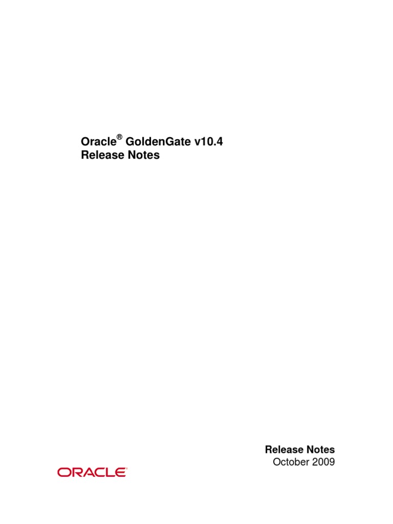 GG Rel Note v10419 | PDF