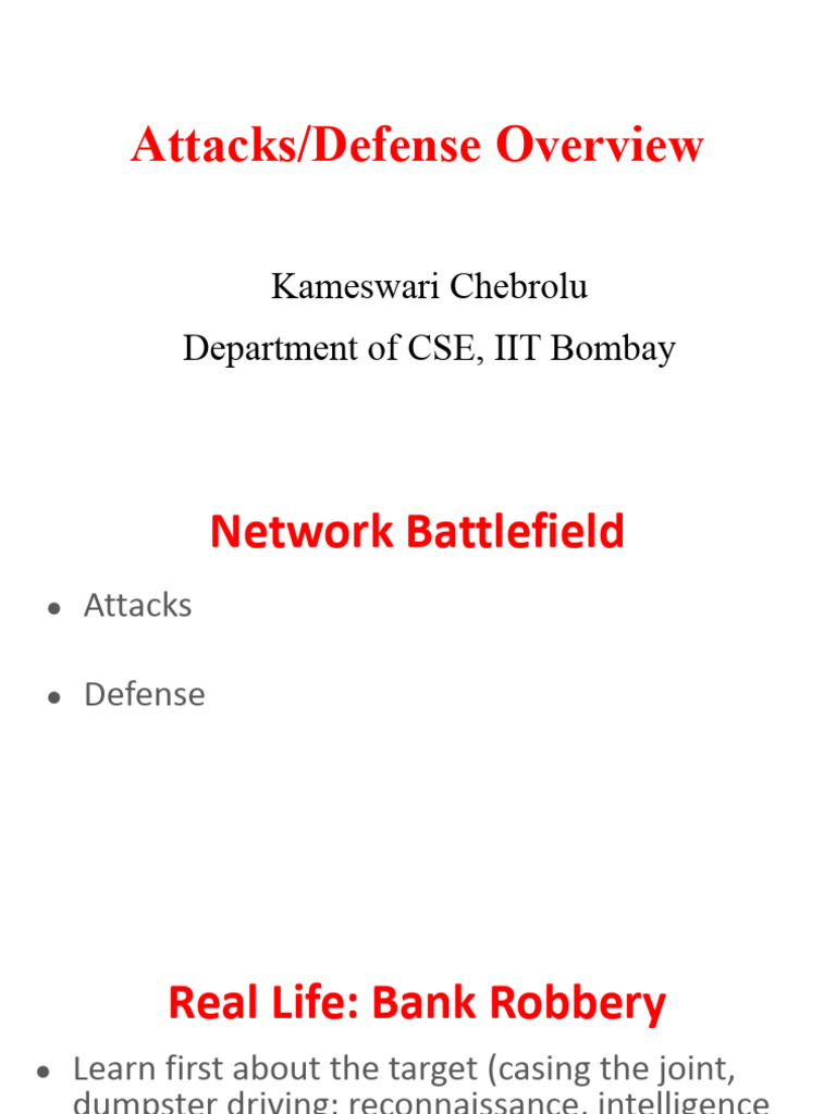 Network Attacks and Defense Strategies | PDF | Denial Of Service Attack ...
