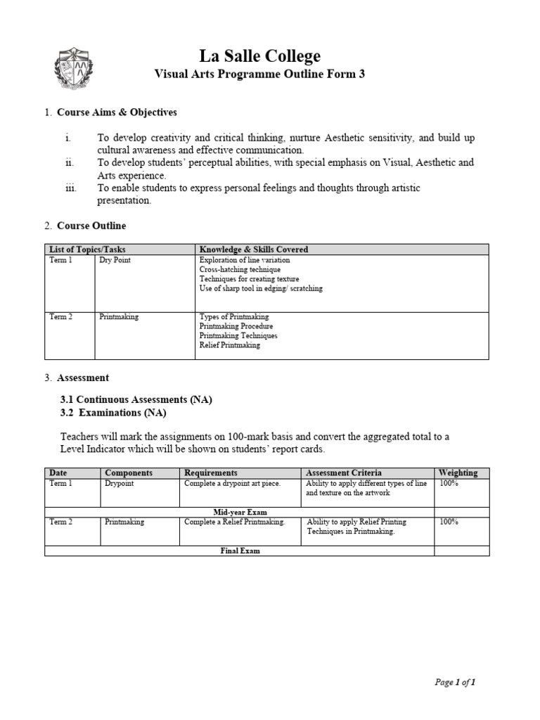F3 Programme Outline 2526 Pdf