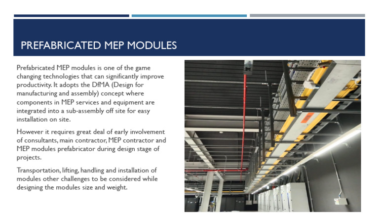 Benefits of Prefabricated MEP Modules | PDF