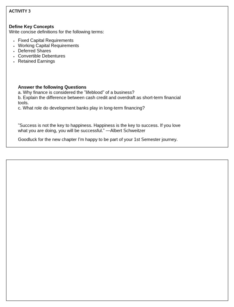 Activity 3 - Financial Management | PDF