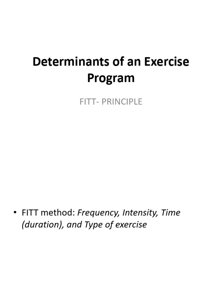 Key Factors in Exercise Programming | PDF | Aerobic Exercise | Physical ...