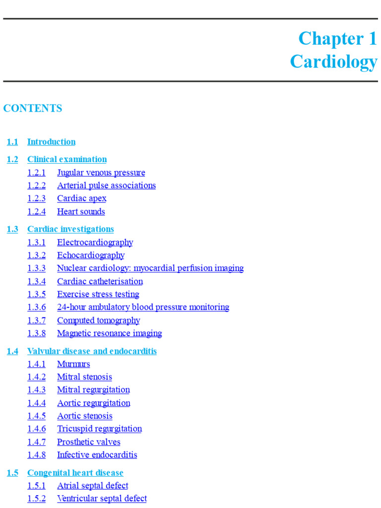 Comprehensive Guide to Cardiology | PDF | Heart | Cardiology