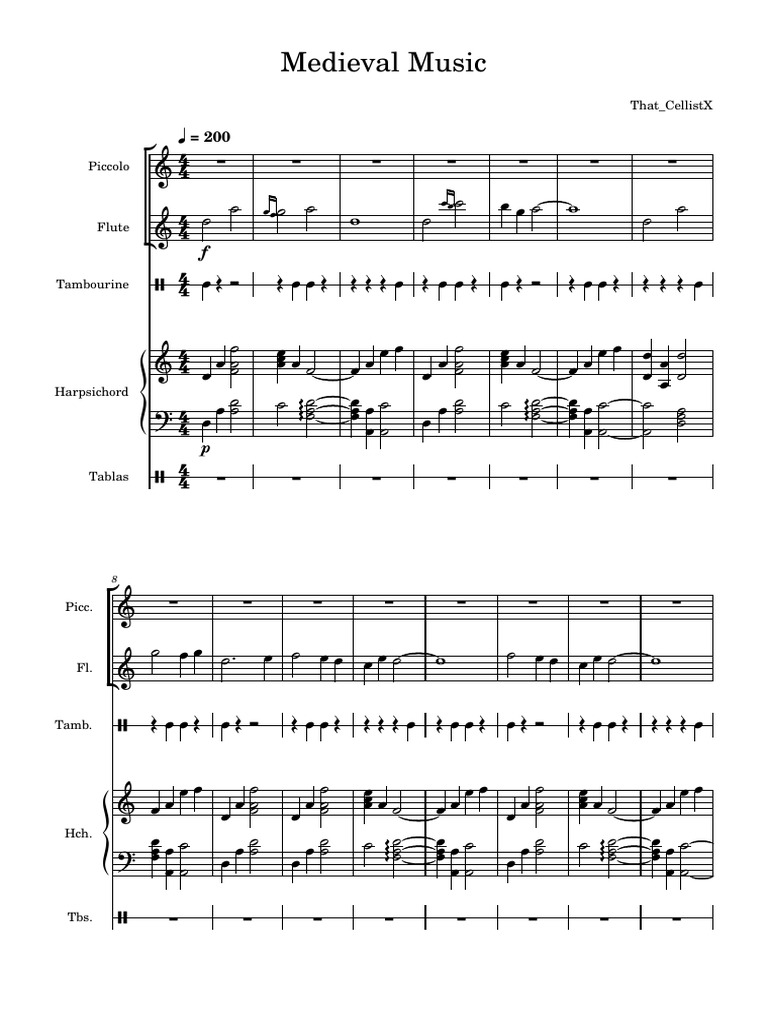 Medieval Music Instrument Guide | PDF