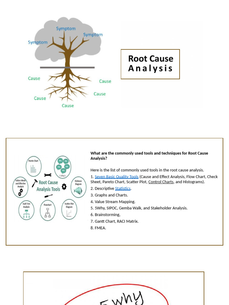 Root Cause Analysis Tools & Techniques | PDF