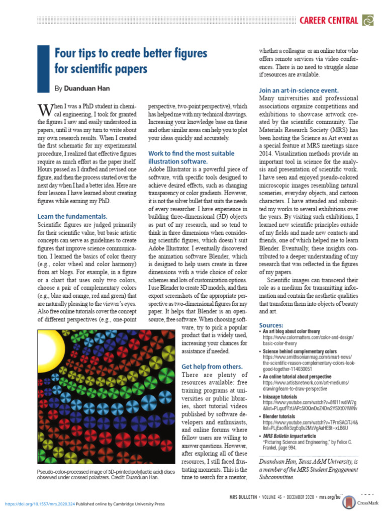 Tips for Creating Scientific Figures | PDF | Color | Science