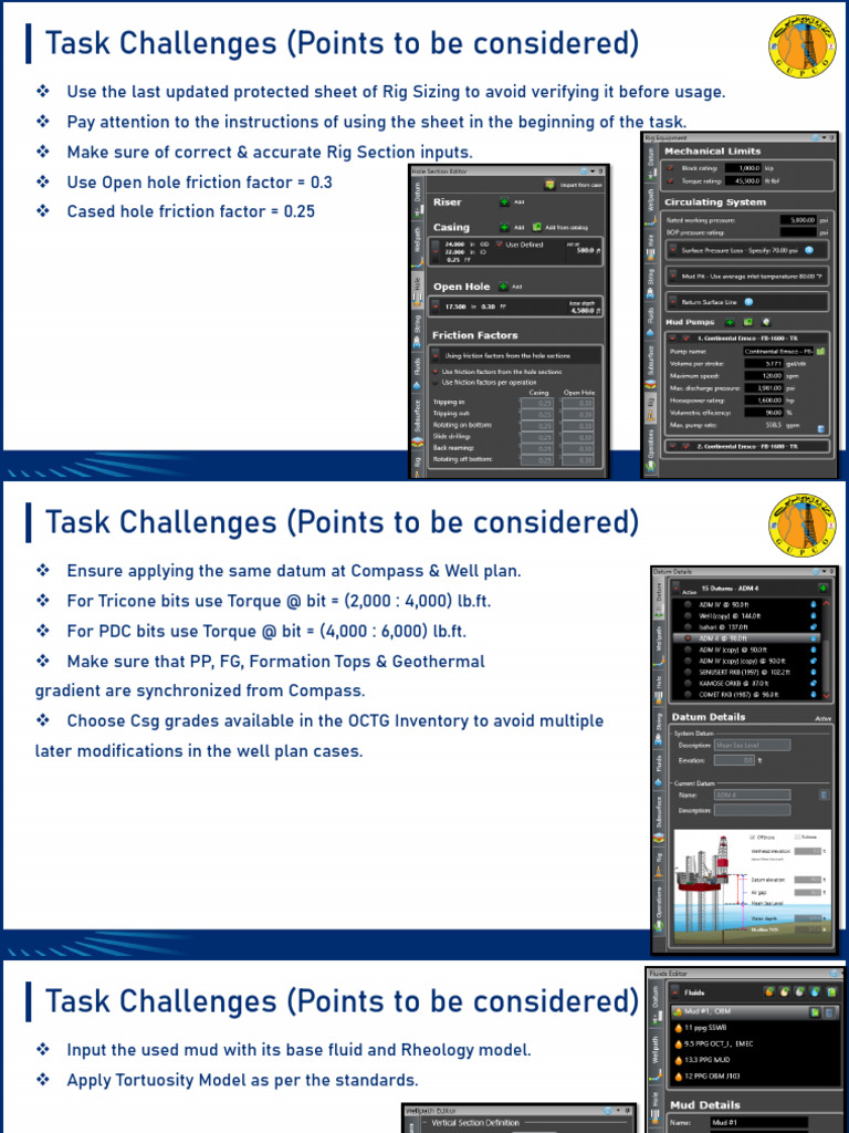 Rig Sizing Task Challenges Guide | PDF