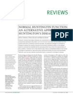 Reviews: Normal Huntingtin Function: An Alternative Approach To Huntington'S Disease