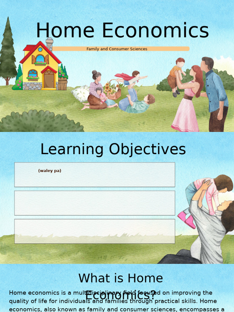 Understanding Home Economics Essentials | PDF | Home Economics | E Commerce