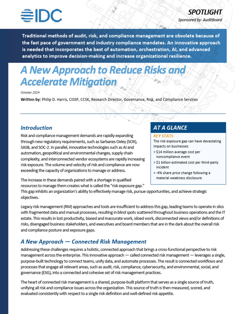 Connected Risk Management Strategies | PDF | Risk Management | Risk