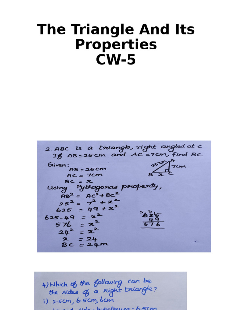 Triangle Cw5 | PDF