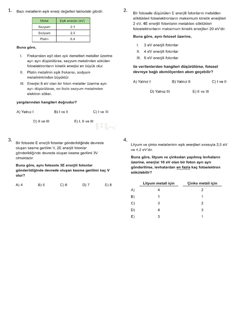 ÖSYM Tadında Sorular 4 | PDF
