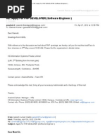 Php Developer Resume Ajax Programming Programmer Free