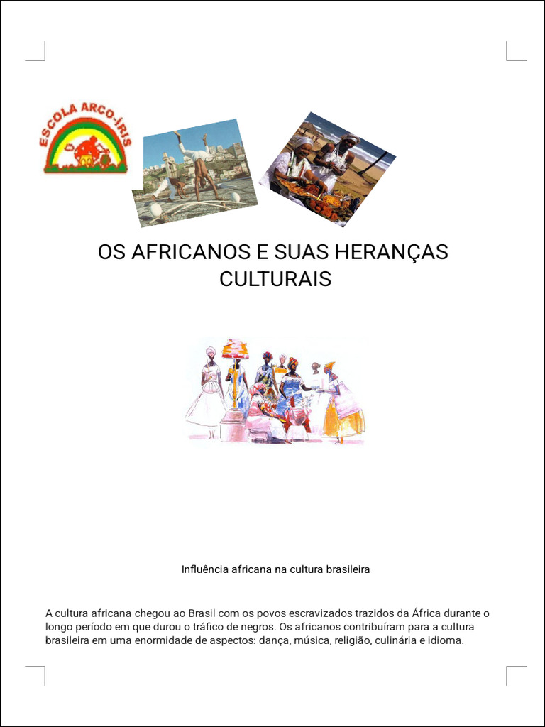 Herança Africana na Cultura Brasileira | PDF