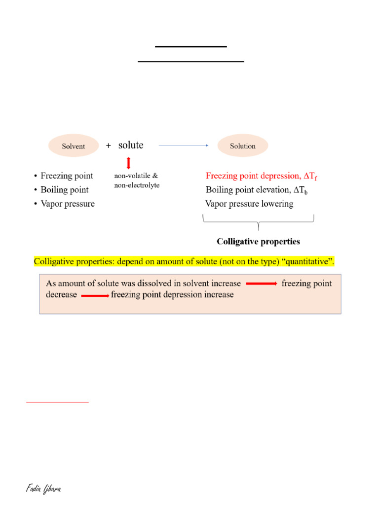 Exp 8 Colligative Properties | PDF