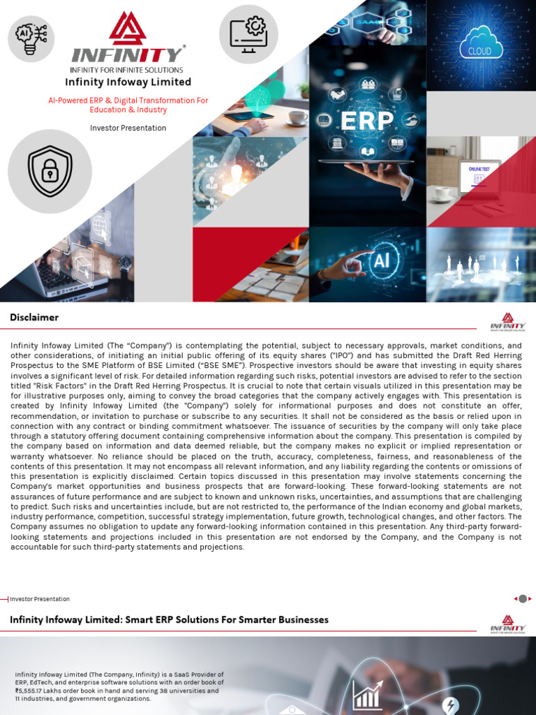 Infinity Infoway: AI ERP Solutions Overview | PDF | Enterprise Resource ...