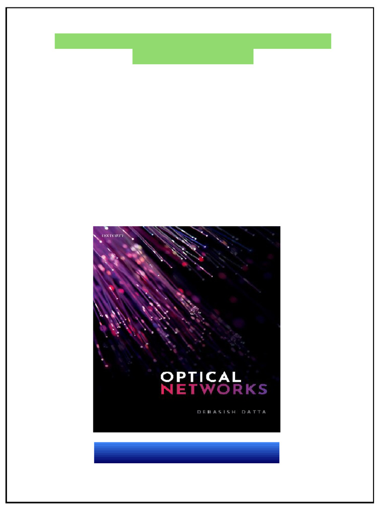 Optical Networks First Edition Debasish Datta Available Full Chapters ...
