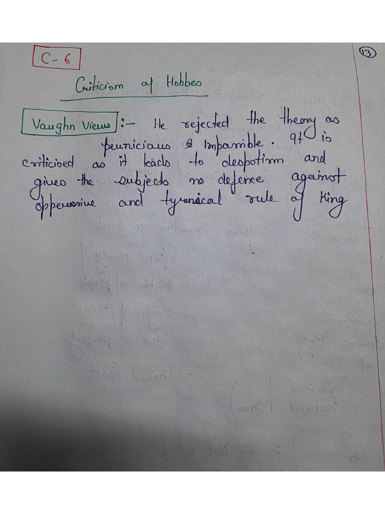 Class 6 Notes | PDF