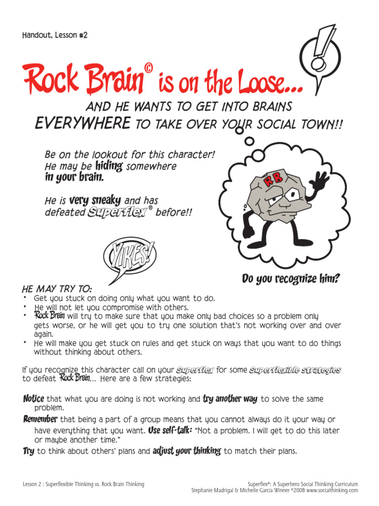 Defeating Rock Brain with Superflex Strategies | PDF