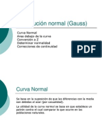 Curva de Dist. Normal