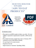 "Ready To Eat Products": Consumer Buying Behavior Towards