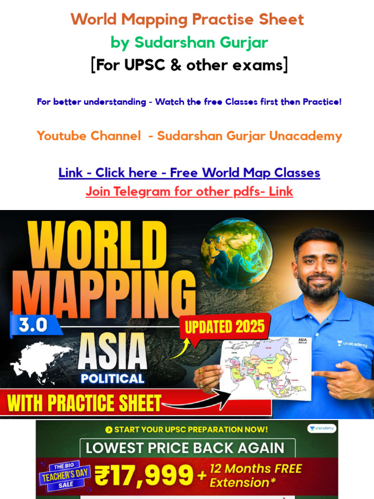 World Mapping Practice Sheet | PDF | Social Information Processing | Video