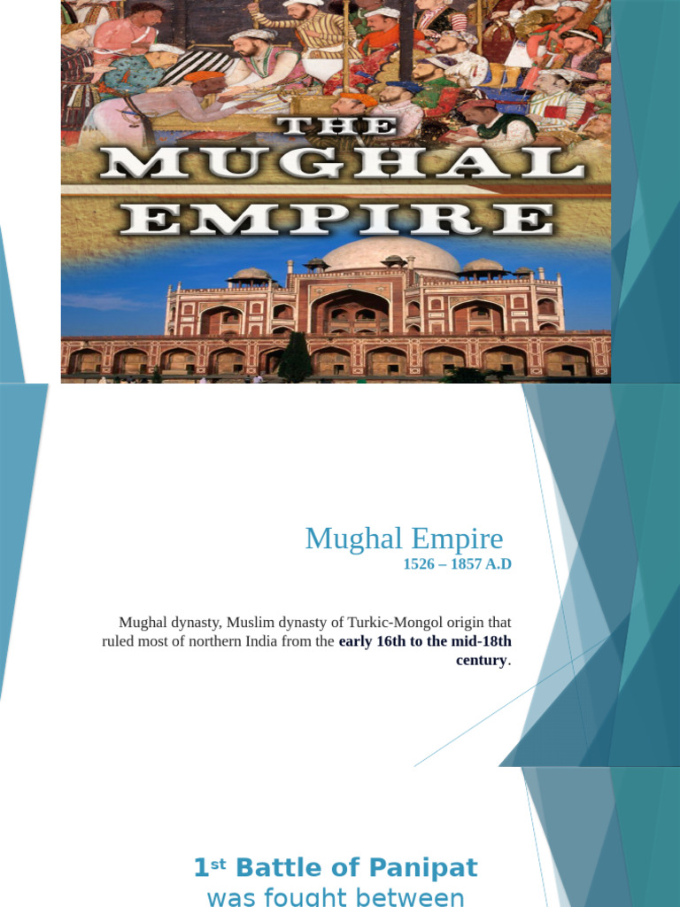 Timeline of the Mughal Empire (1526-1857) | PDF | Mughal Empire