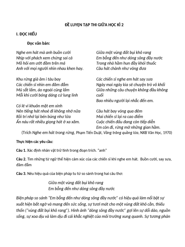 ĐỀ LUYỆN 12C4 | PDF