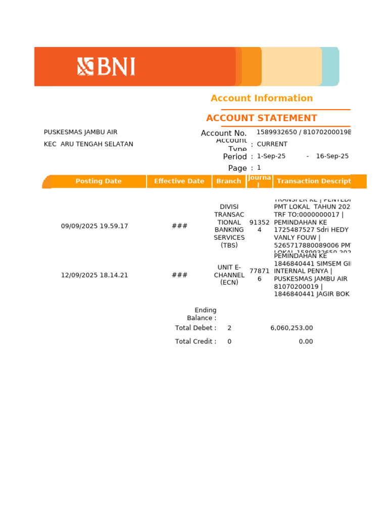 Rekon September | PDF
