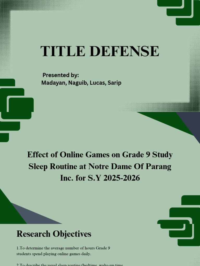 Title Defense | PDF