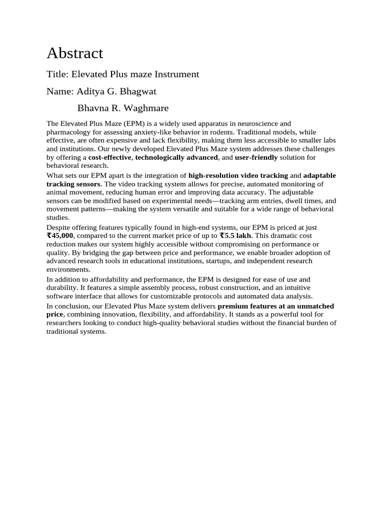 EPM Abstract | PDF