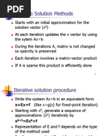 Iterative Solution Methods