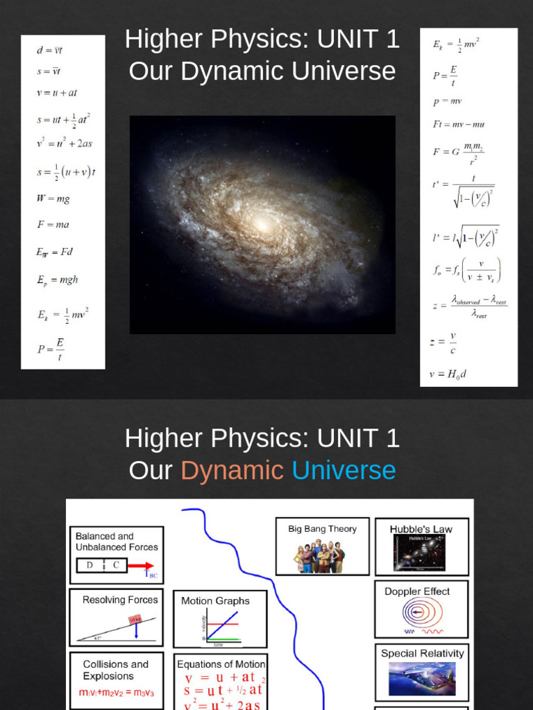 Higher Physics: Dynamics and Motion Concepts | PDF | Momentum | Force