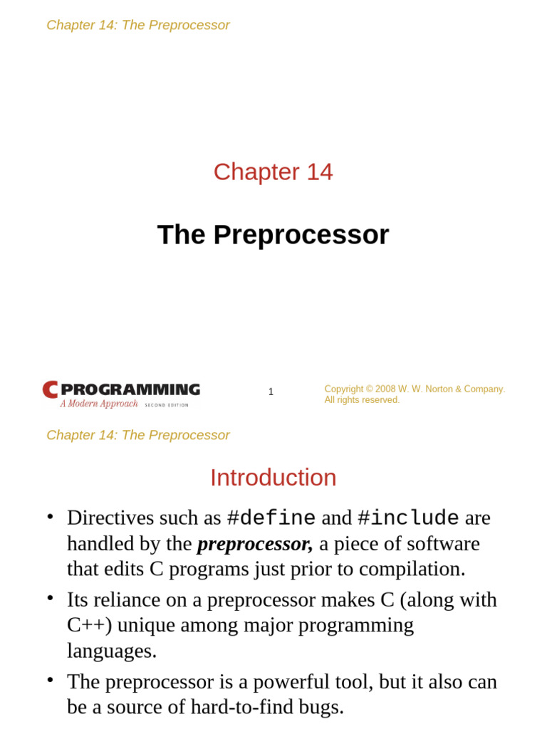 CH 14 | PDF | Macro (Computer Science) | Software Development