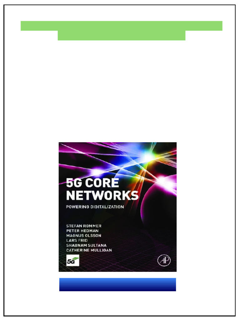 コンピュータ・IT 5G CORE NETWORKS Powering Digitalization 5G Core Networks Powering Digitalization 1st Edition Stefan Rommer