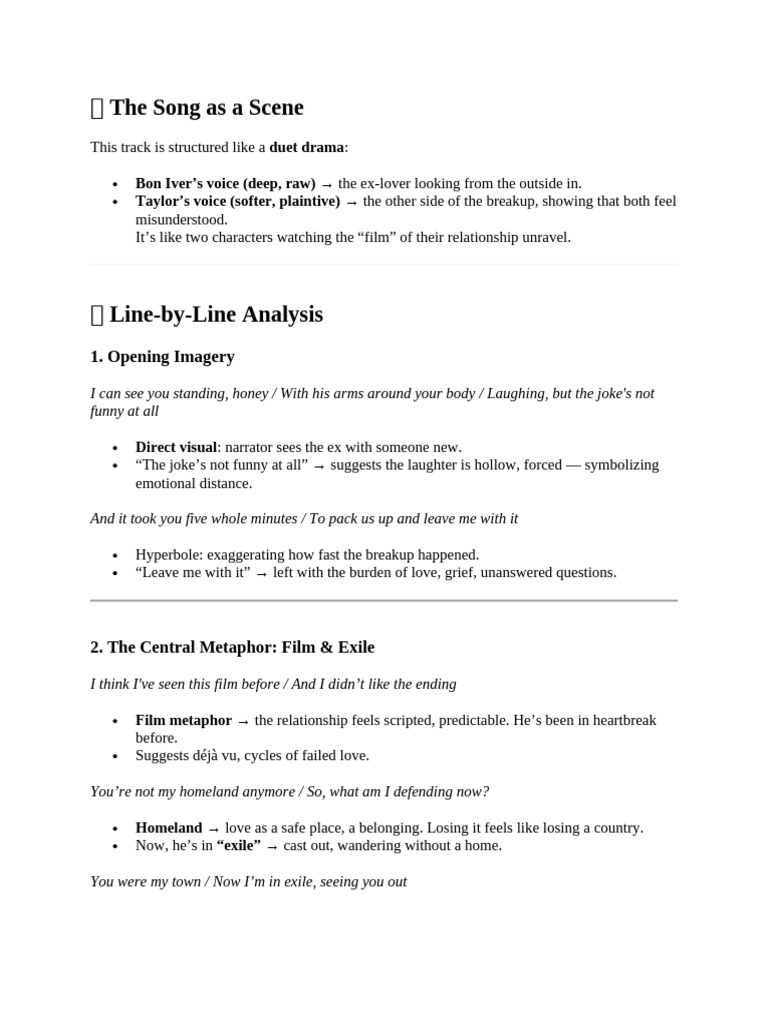 ? The Song As A Scene | PDF
