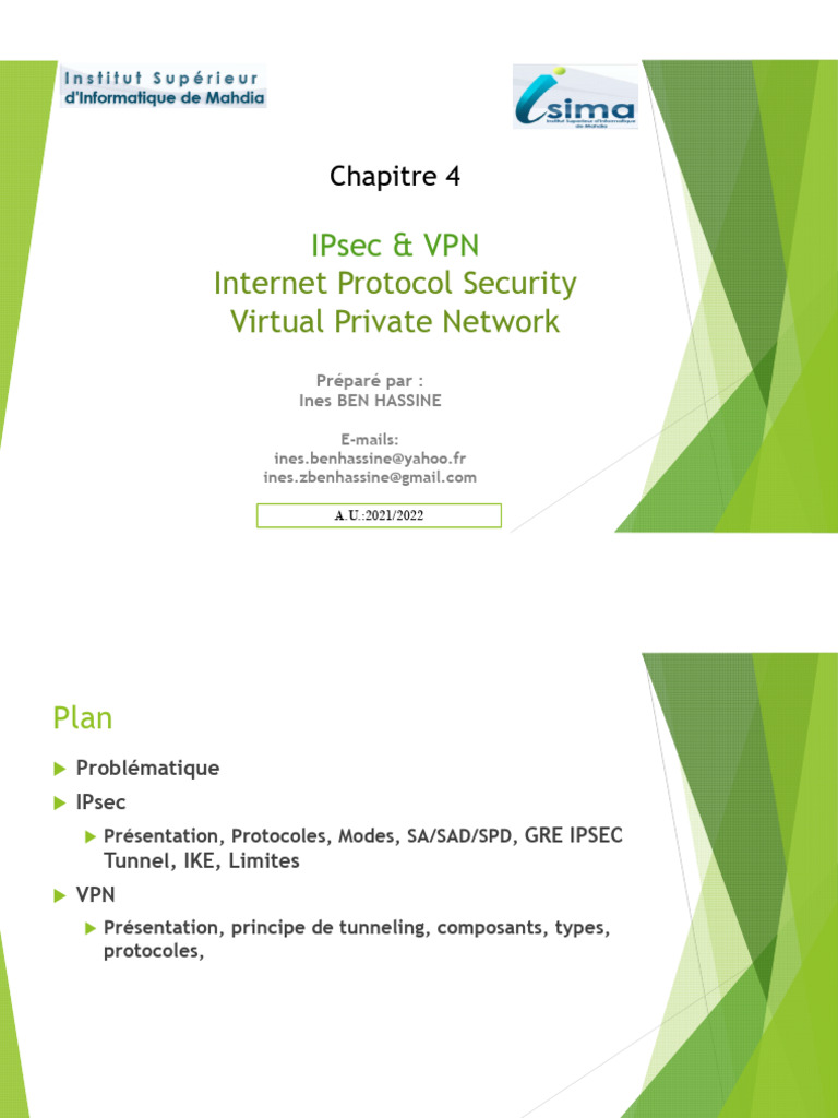Sécurisation IPsec et VPN | PDF | Réseau privé virtuel | Sécurité de la ...