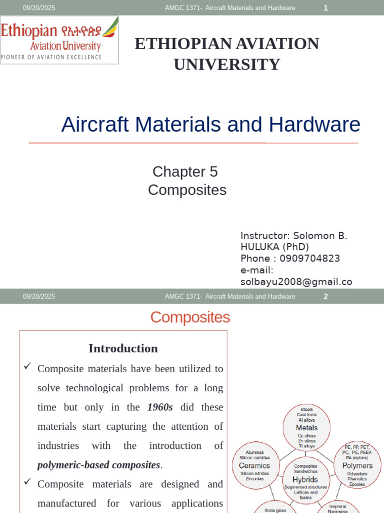 Capter - 5 Aircraft Material Composites | PDF | Composite Material ...