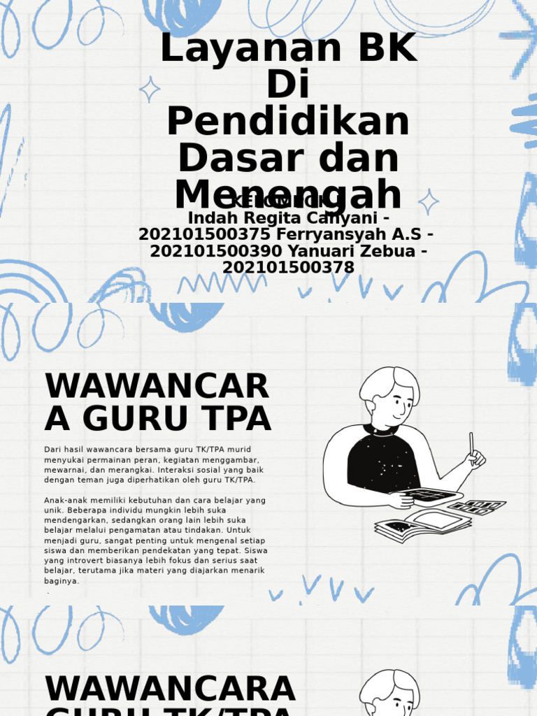 Layanan BK Di Pendidikan Dasar Dan Menengah | PDF