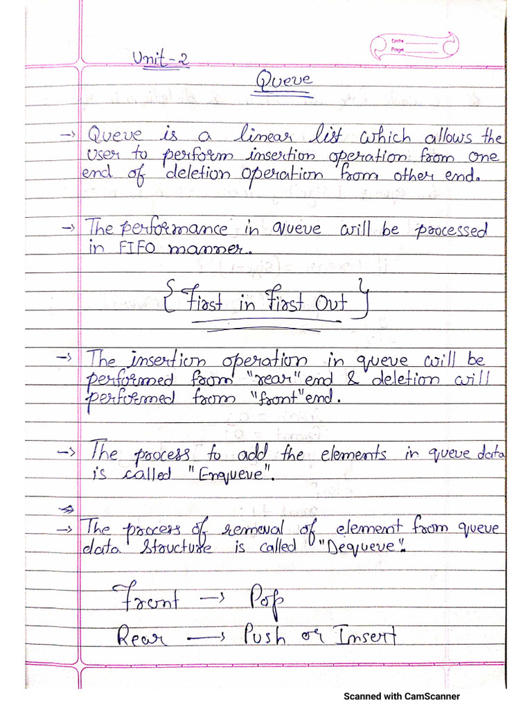 Data Structure Unit 02 | PDF