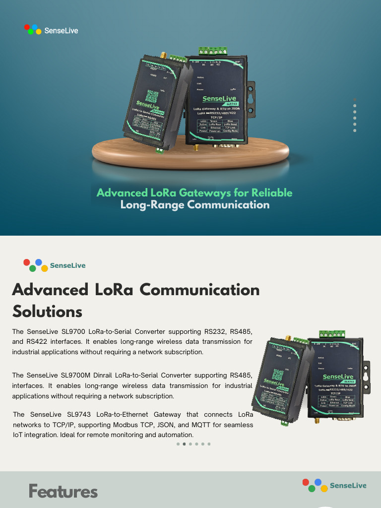 LoRa Modbus Gateway Solutions | PDF | Computer Network | Service Industries