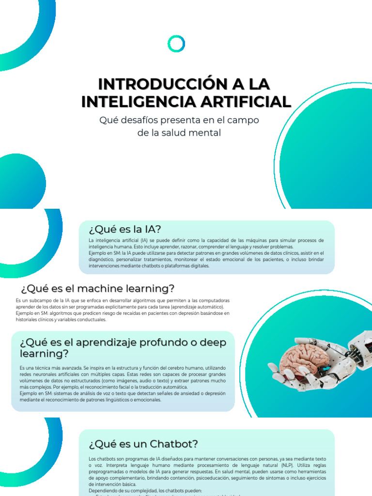 Clase 1 - Introduccion A La IA | PDF | Inteligencia artificial ...