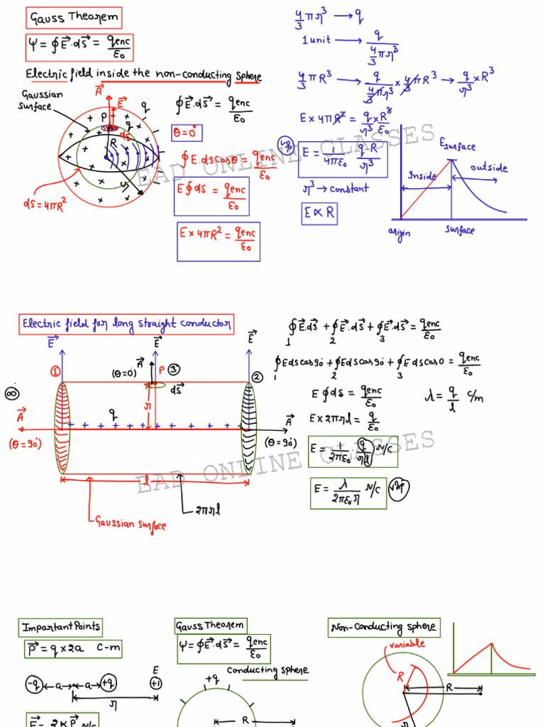 Class 04,05 Electrostatics PDF | PDF