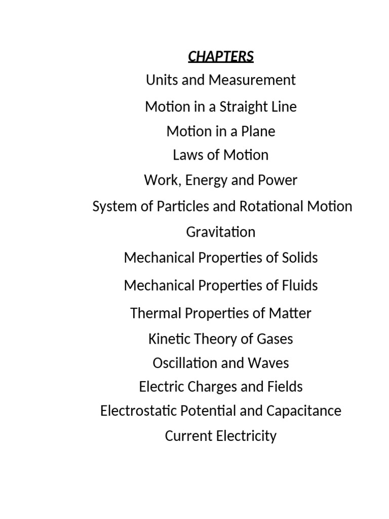 Comprehensive Physics Study Guide | PDF